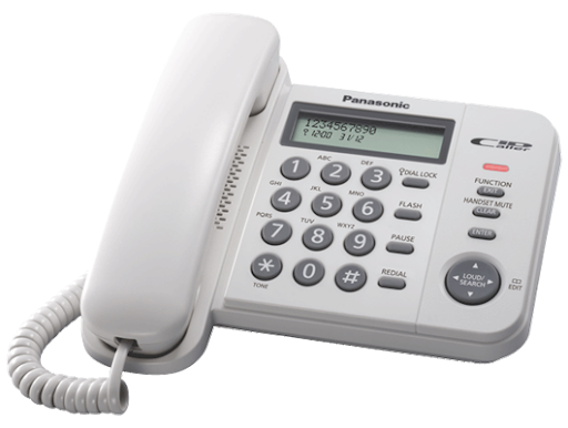 Corded Phone - White