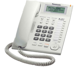 [KX-TS880FXW] Corded Single Line Telephone Set - White